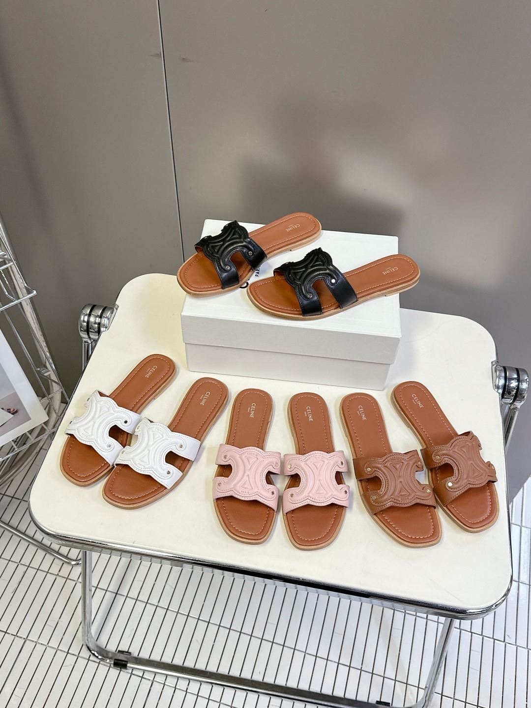 셀*느 봄여름 신상 빈티지 로마 슬리퍼