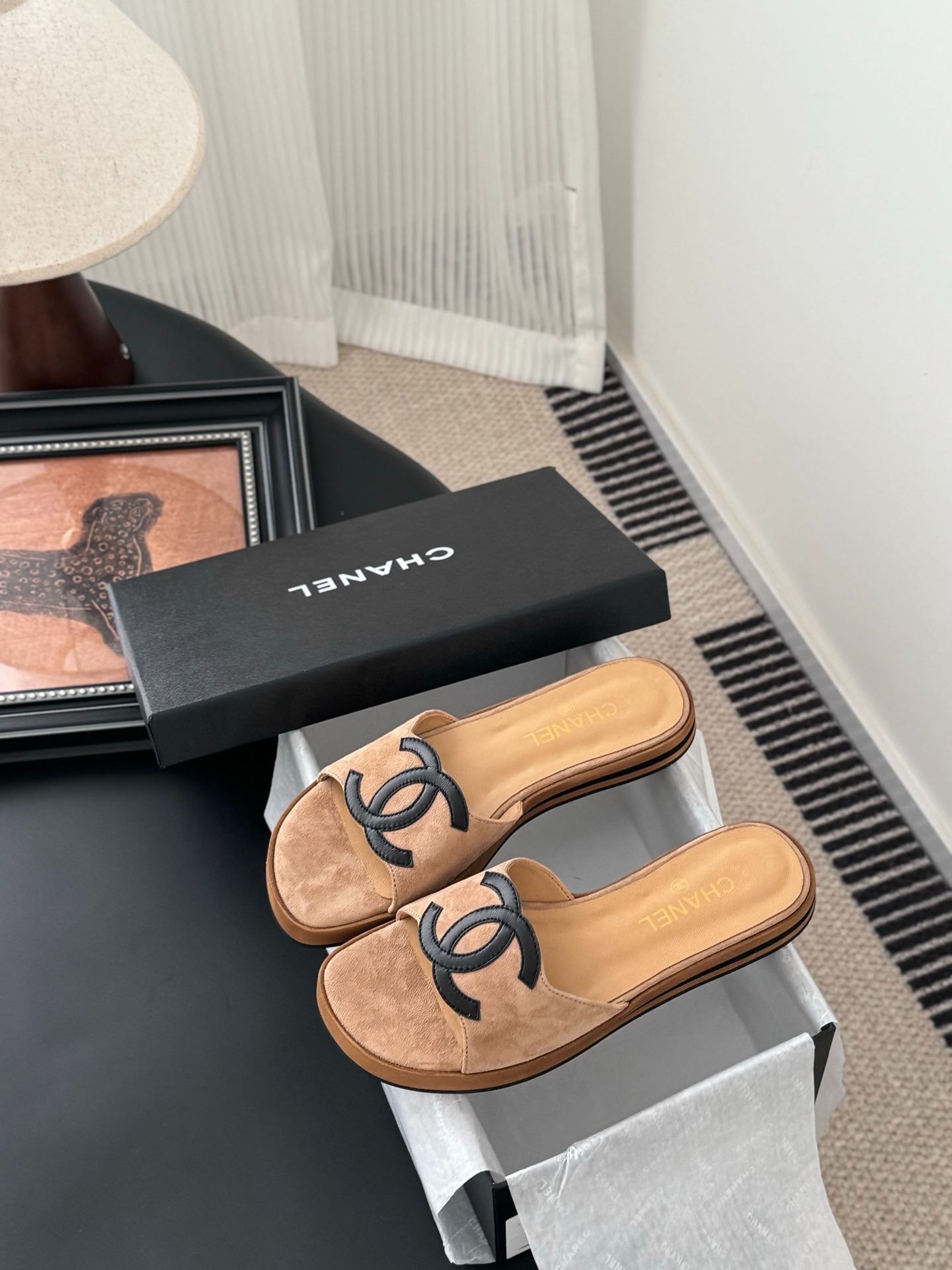 샤* 25K 봄여름 신상 더블 C 슬리퍼