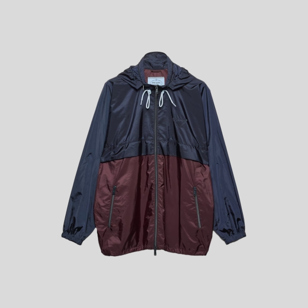 프라다 경량 리나일론 블루종 재킷