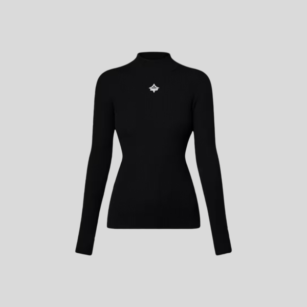 루이비통 롱 슬리브드 립 니트 톱