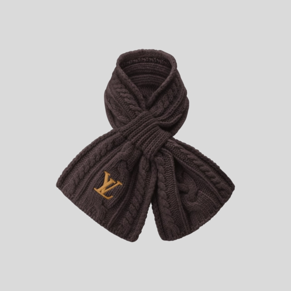 루이비통 온리 LV 미니 케이블 스카프, 비니