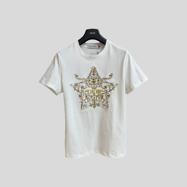 디올 별빛 비즈 티셔츠