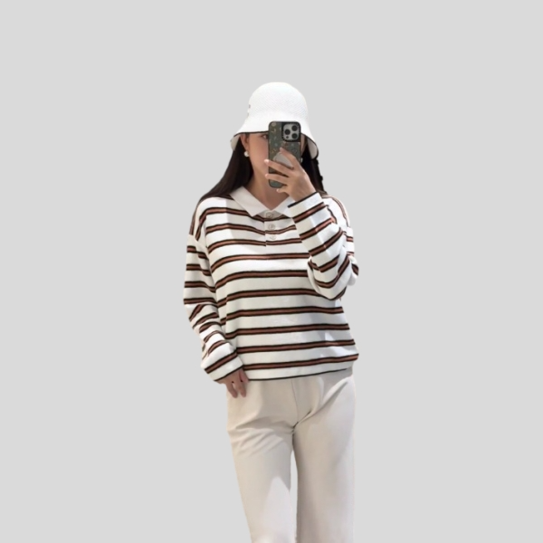 샤넬 니트 폴로 셔츠