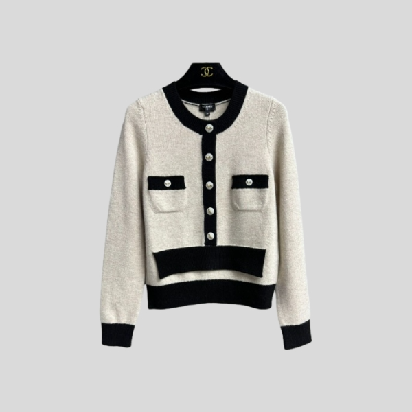 샤넬 페이크 투피스 스웨터