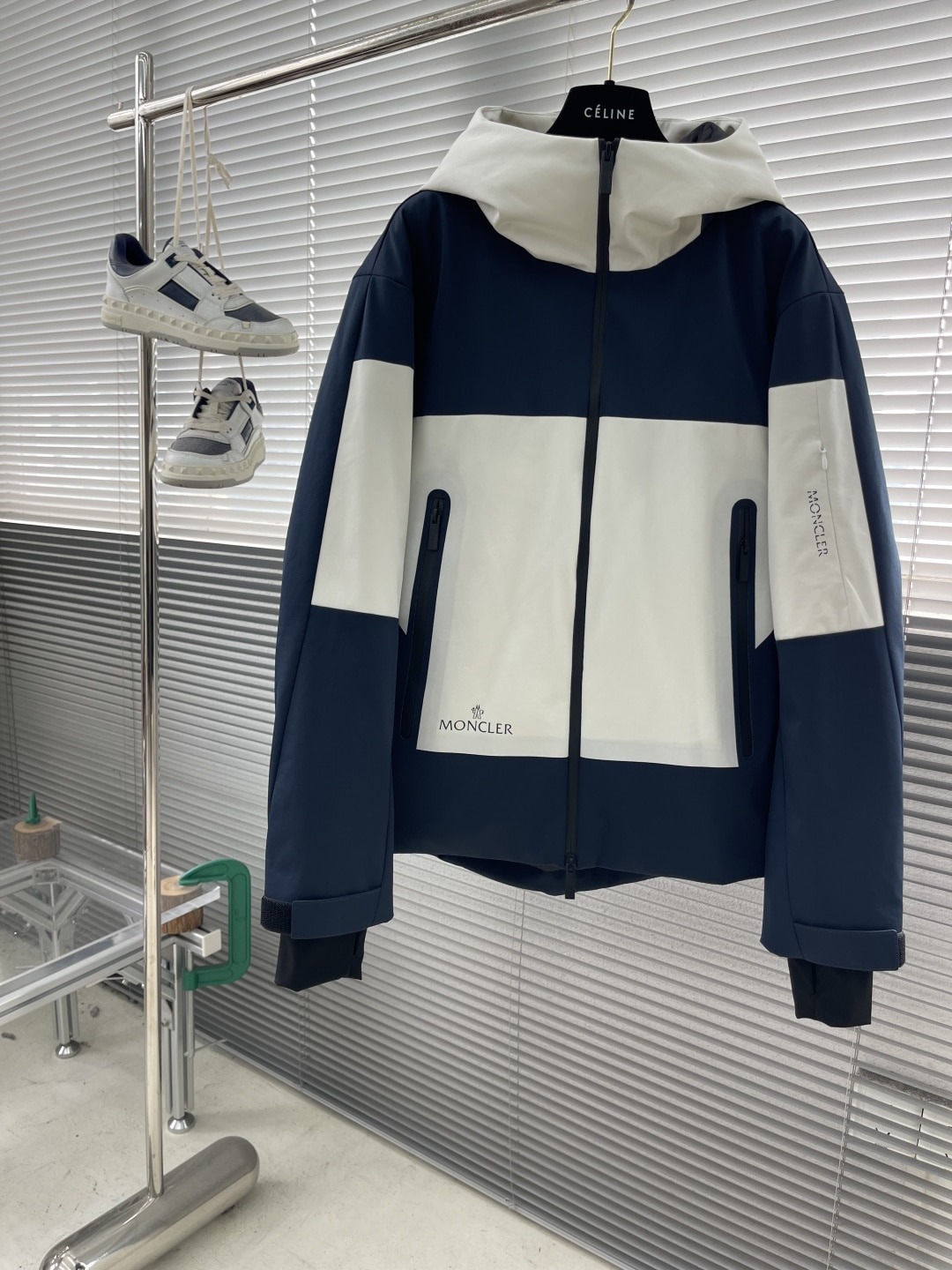 몽*레어 신상 블록 집업 패딩 점퍼