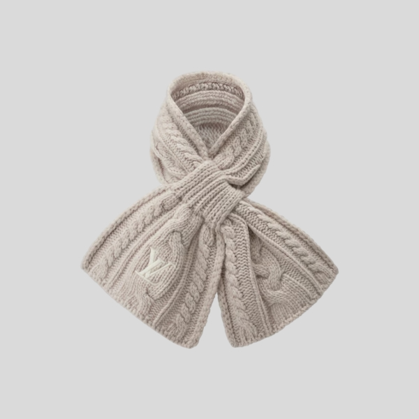 루이비통 온리 LV 미니 케이블 스카프, 비니