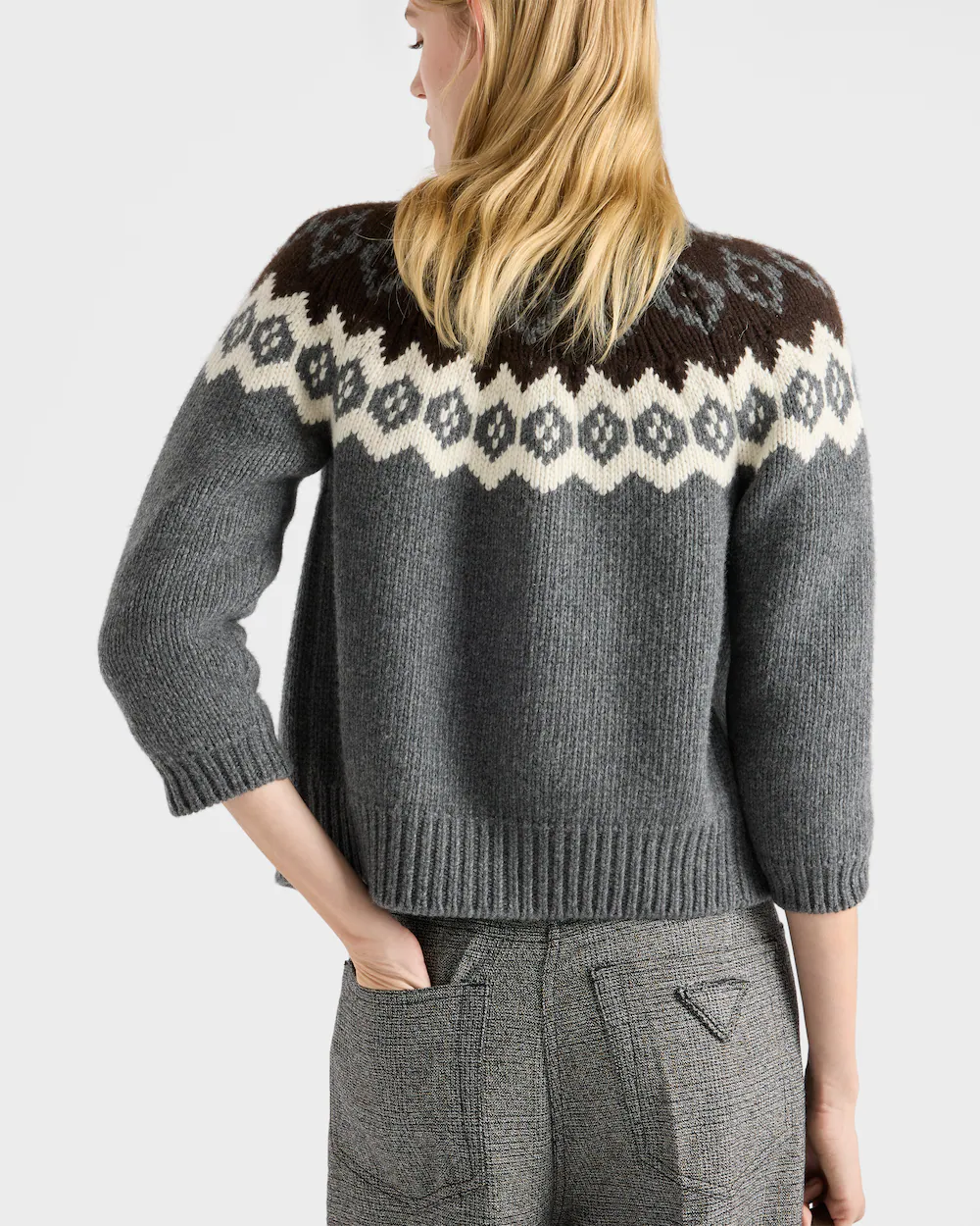 프다라 울 및 캐시미어 가디건