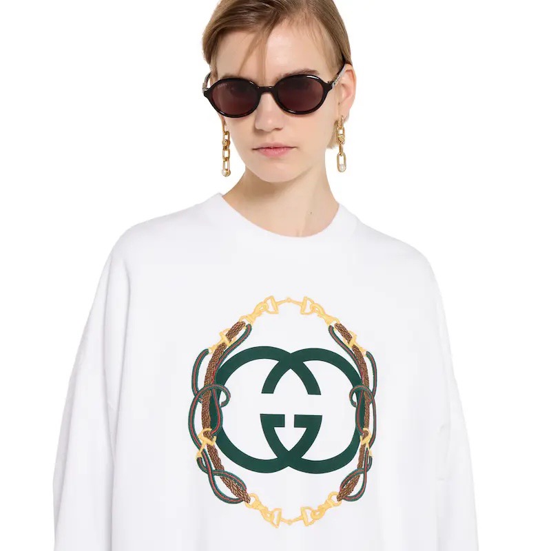 구찌 코튼 스웨트셔츠