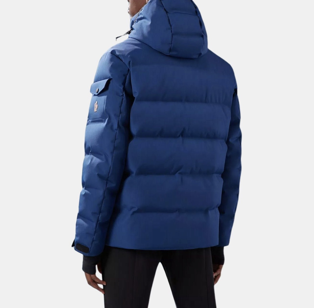 몽클레어 몽제테크 쇼트 다운 자켓 블루