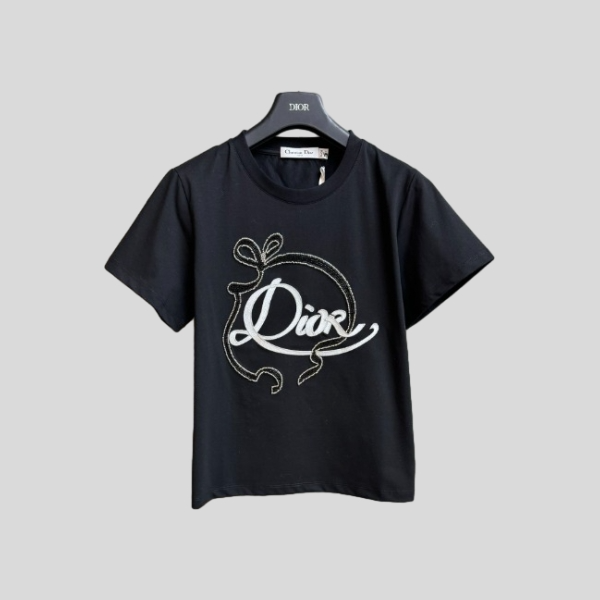 디올 레터링 티셔츠