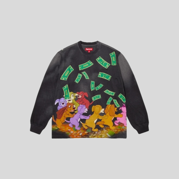 슈프림 올 독스 고 투 헤븐 롱슬리브 