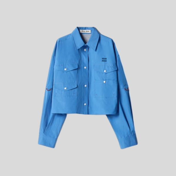 미우미우 포플린 셔츠