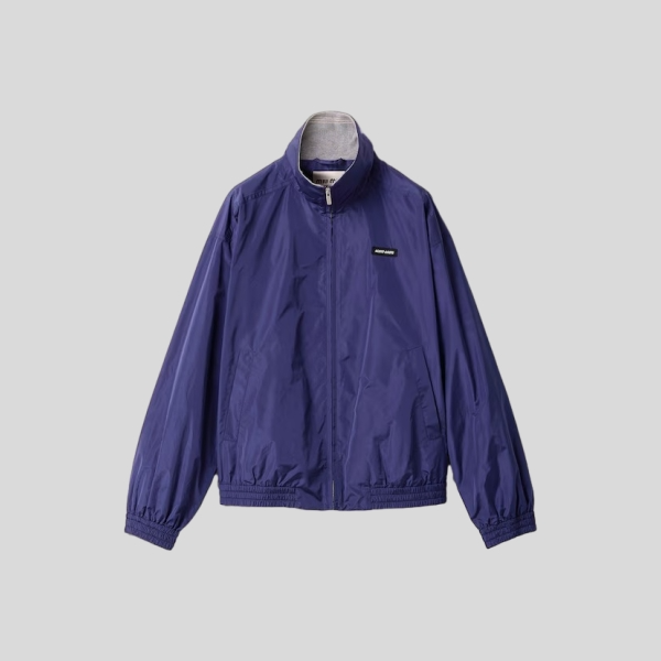 미우미우 테크니컬 포플린 블루종 자켓