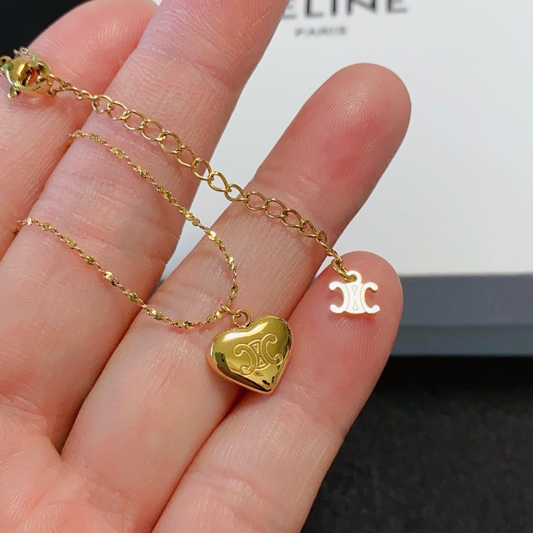 셀*느 신상 하트 목걸이