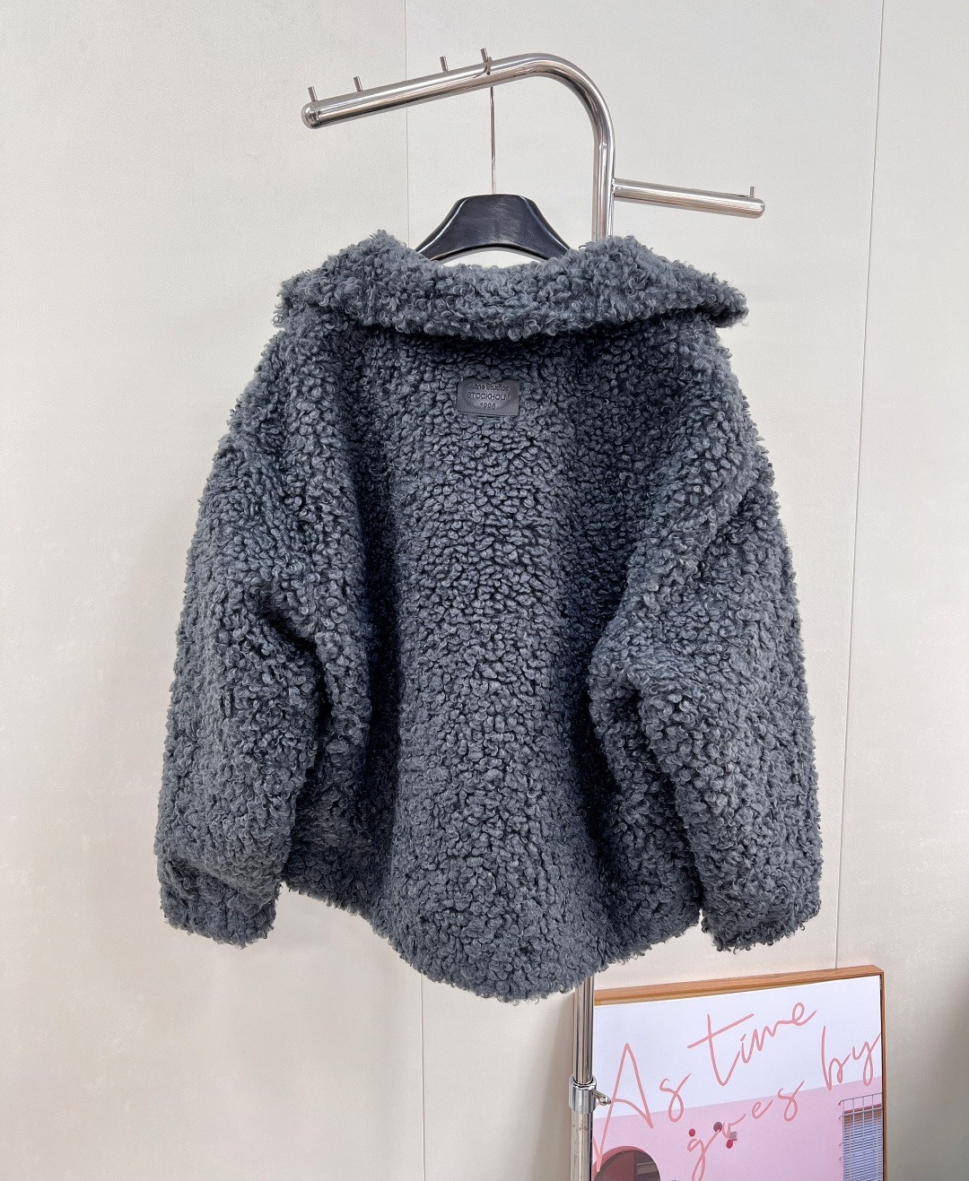 아*네 스튜디오 25Fw 신상 하이넥 뽀글이 집업