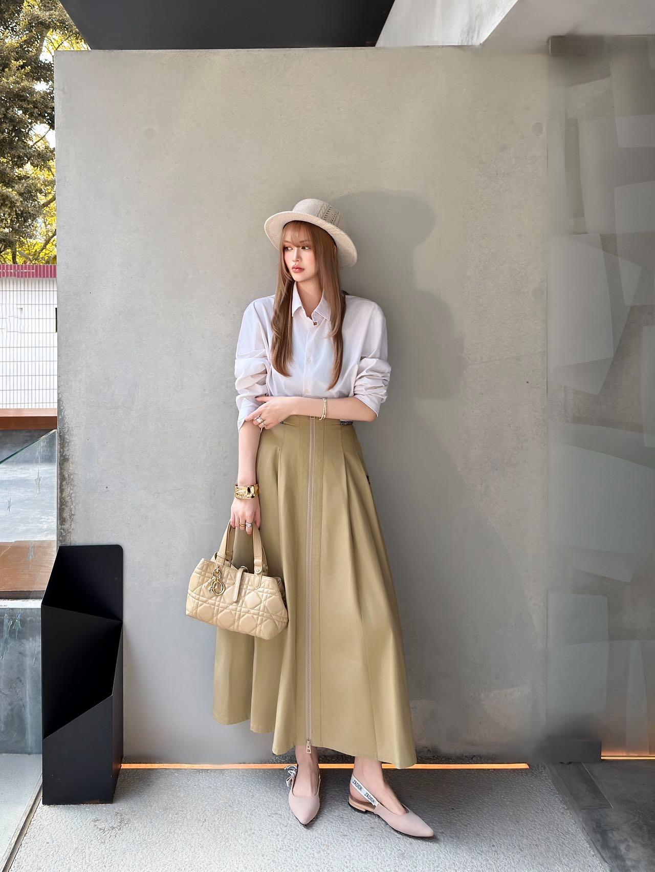 디* 지퍼 스커트