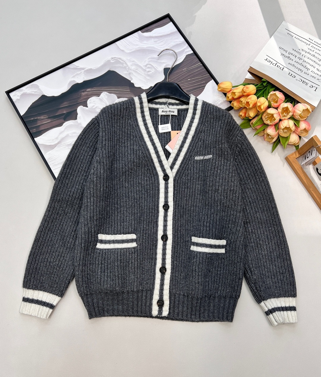 미*미* 울니트 가디건