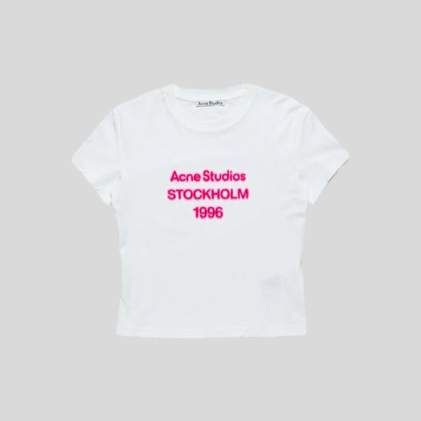 아크네 스튜디오 로고 티셔츠