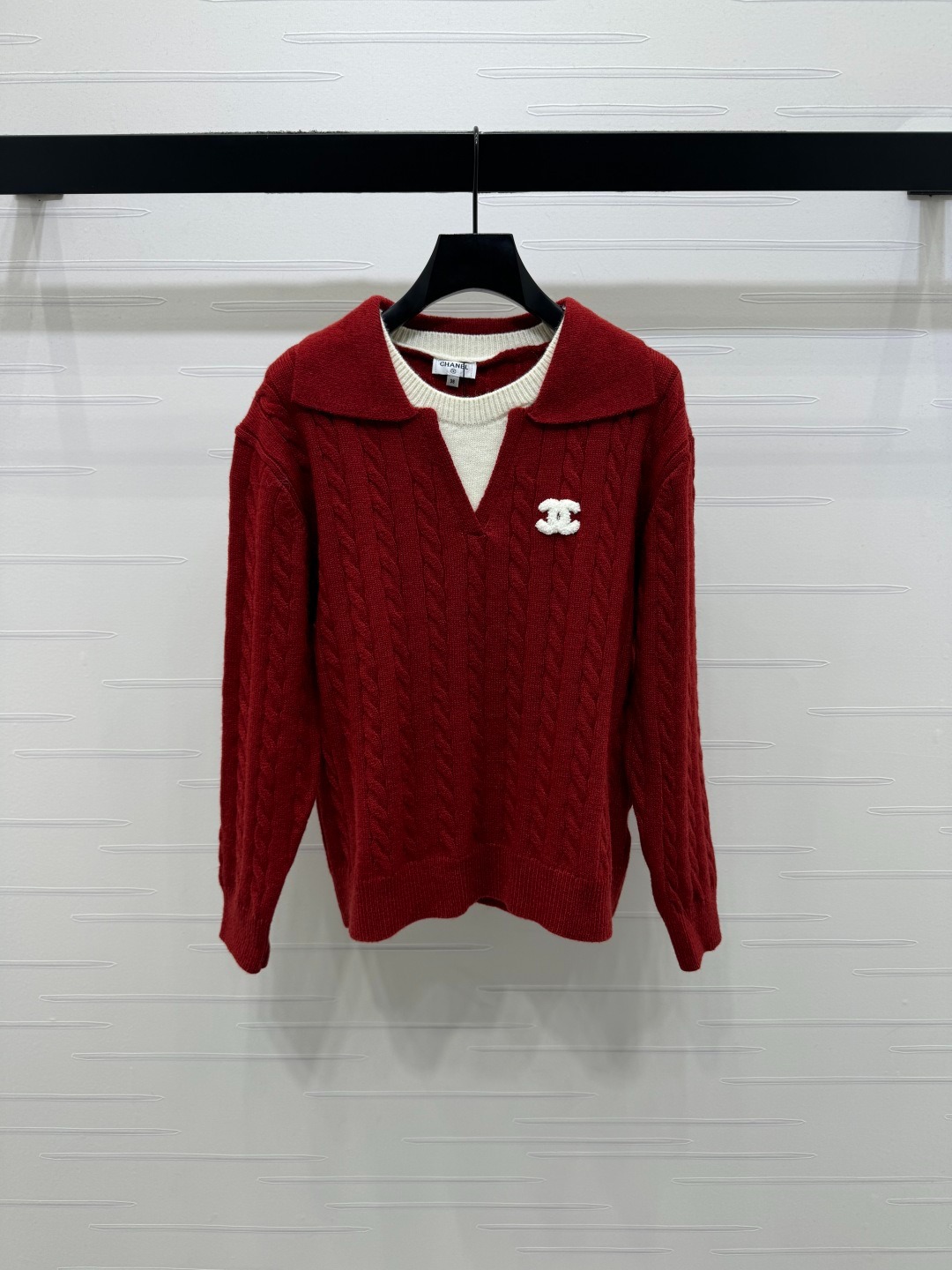 샤* 26 봄 신상 페이크 투피스 니트