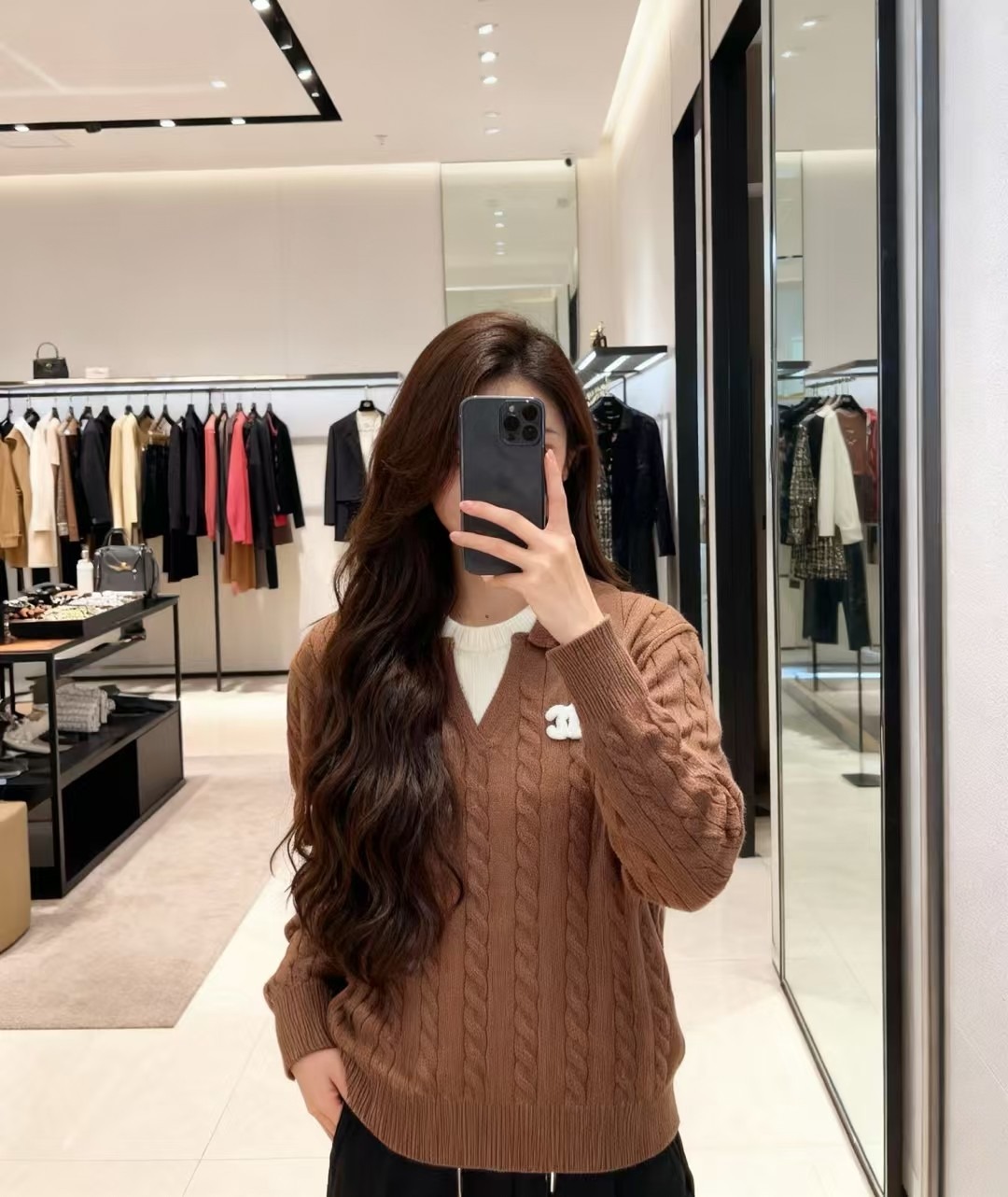 샤* 26 봄 신상 페이크 투피스 니트