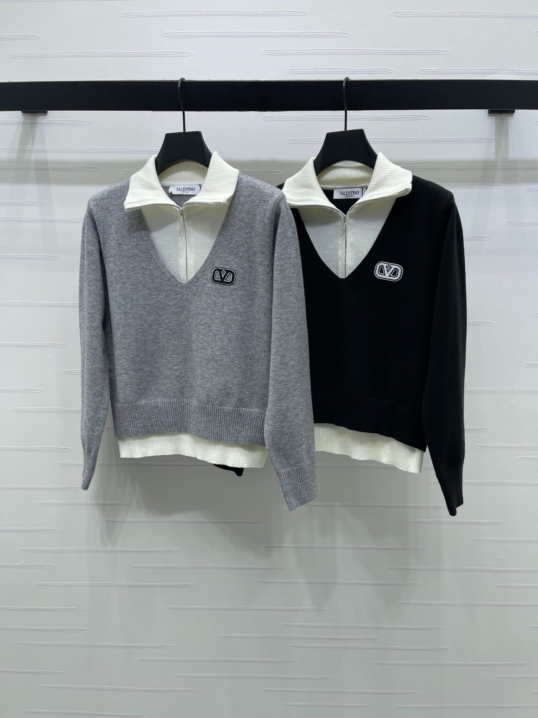 발*티노 25 신상 페이크 니트 탑