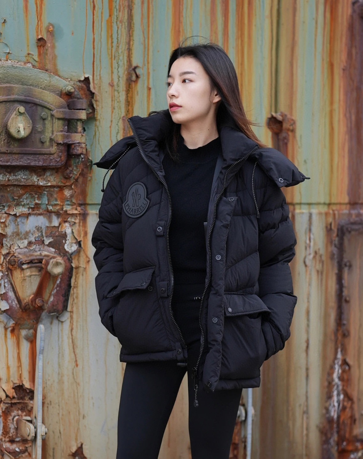 몽*레르 x 퍼렐 윌리엄스 체스트넛 숏 다운