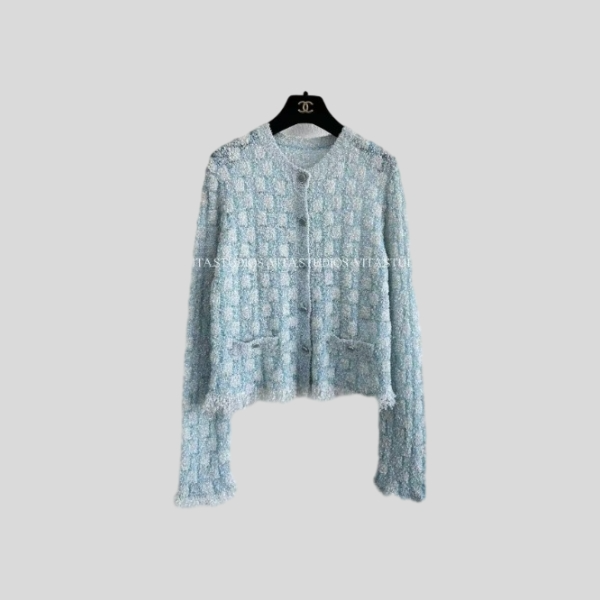 샤넬 스팽글 가디건