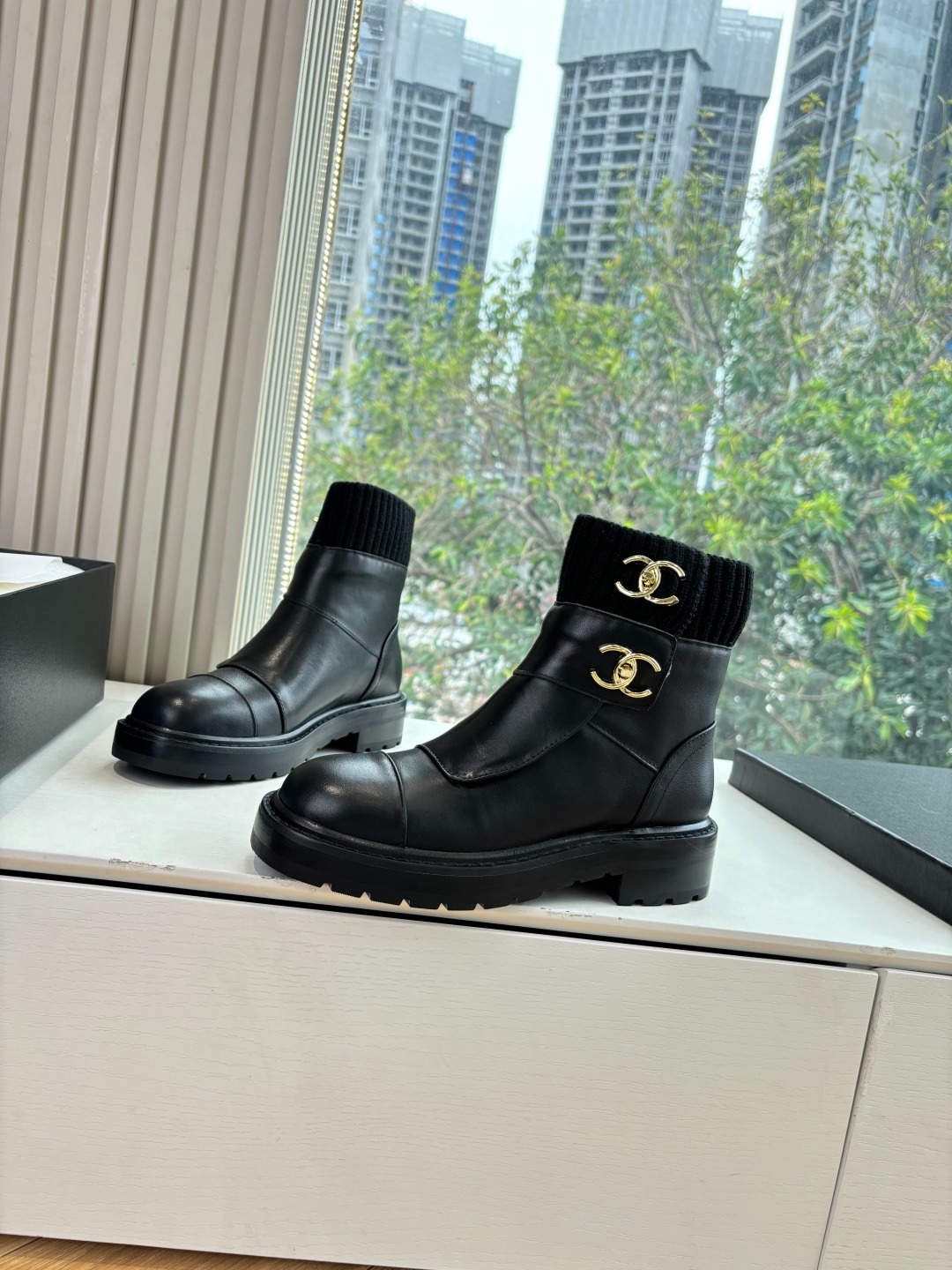 샤* 신상 첼시 앵클 부츠