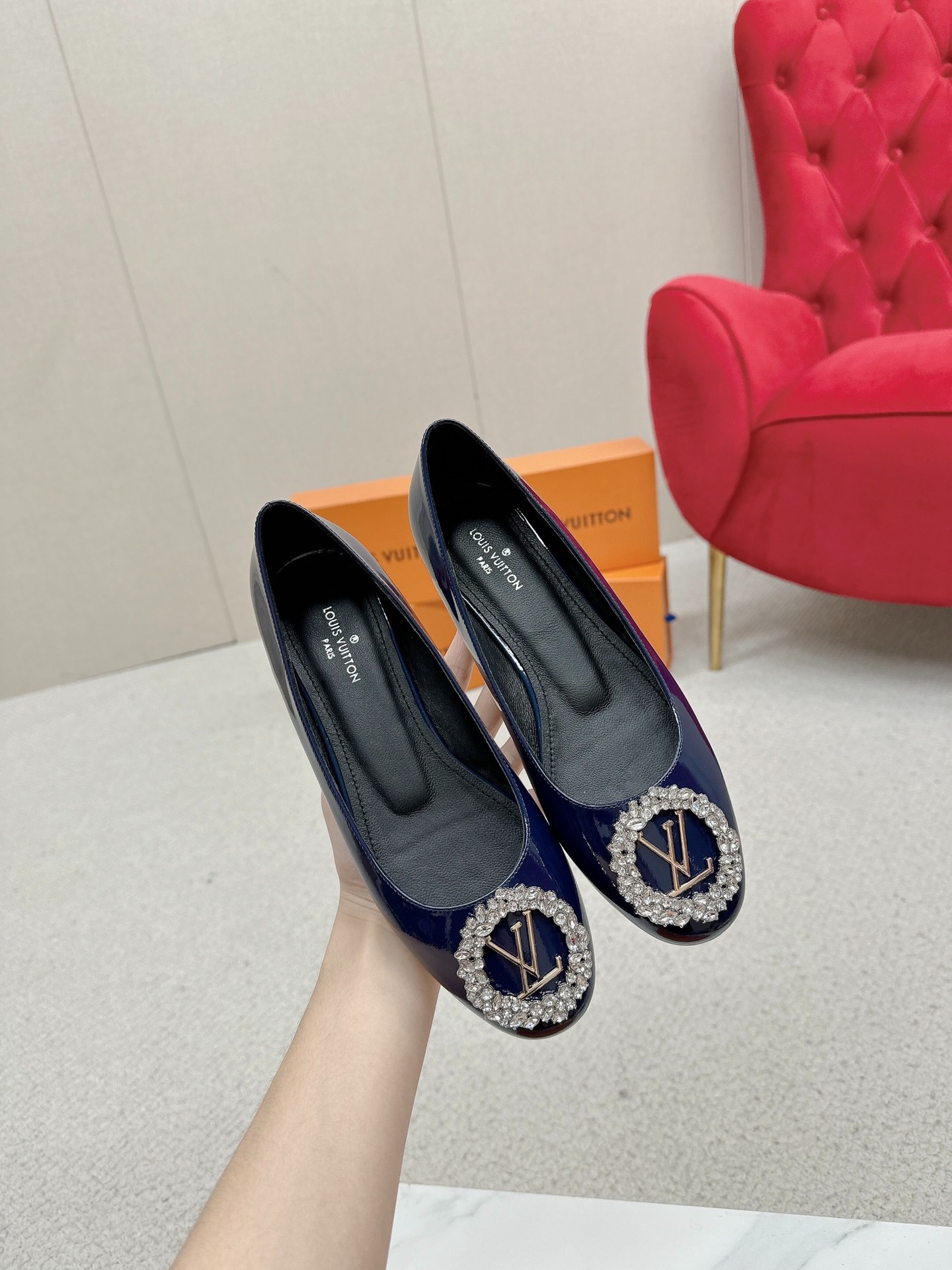 루*비통 클래식 스틸레토 힐