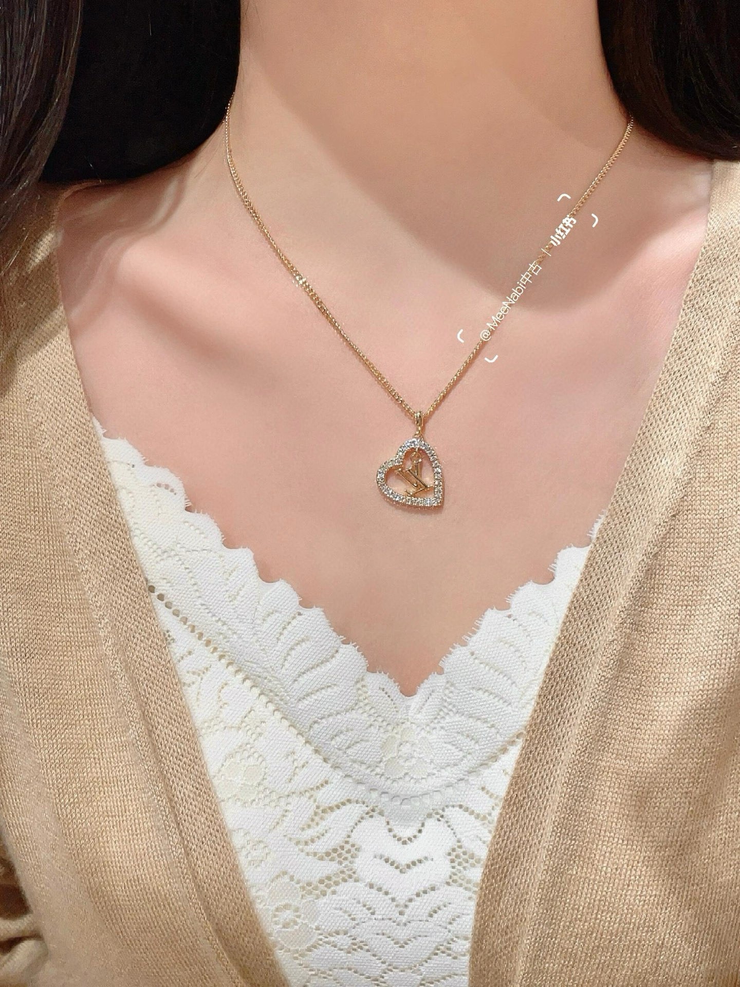 루*비통 신상 하트 목걸이