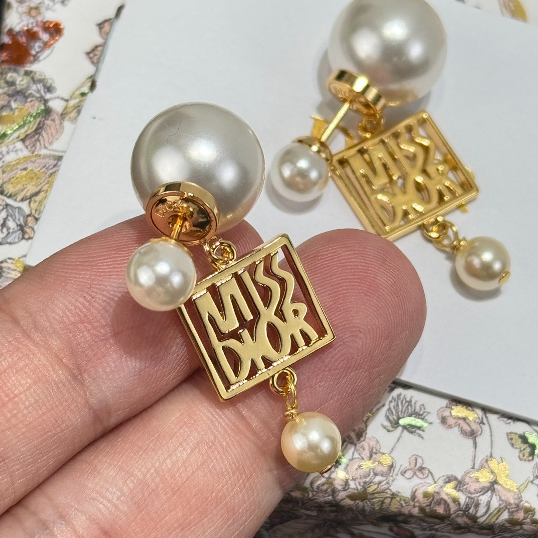 디* 미스 진주 귀걸이