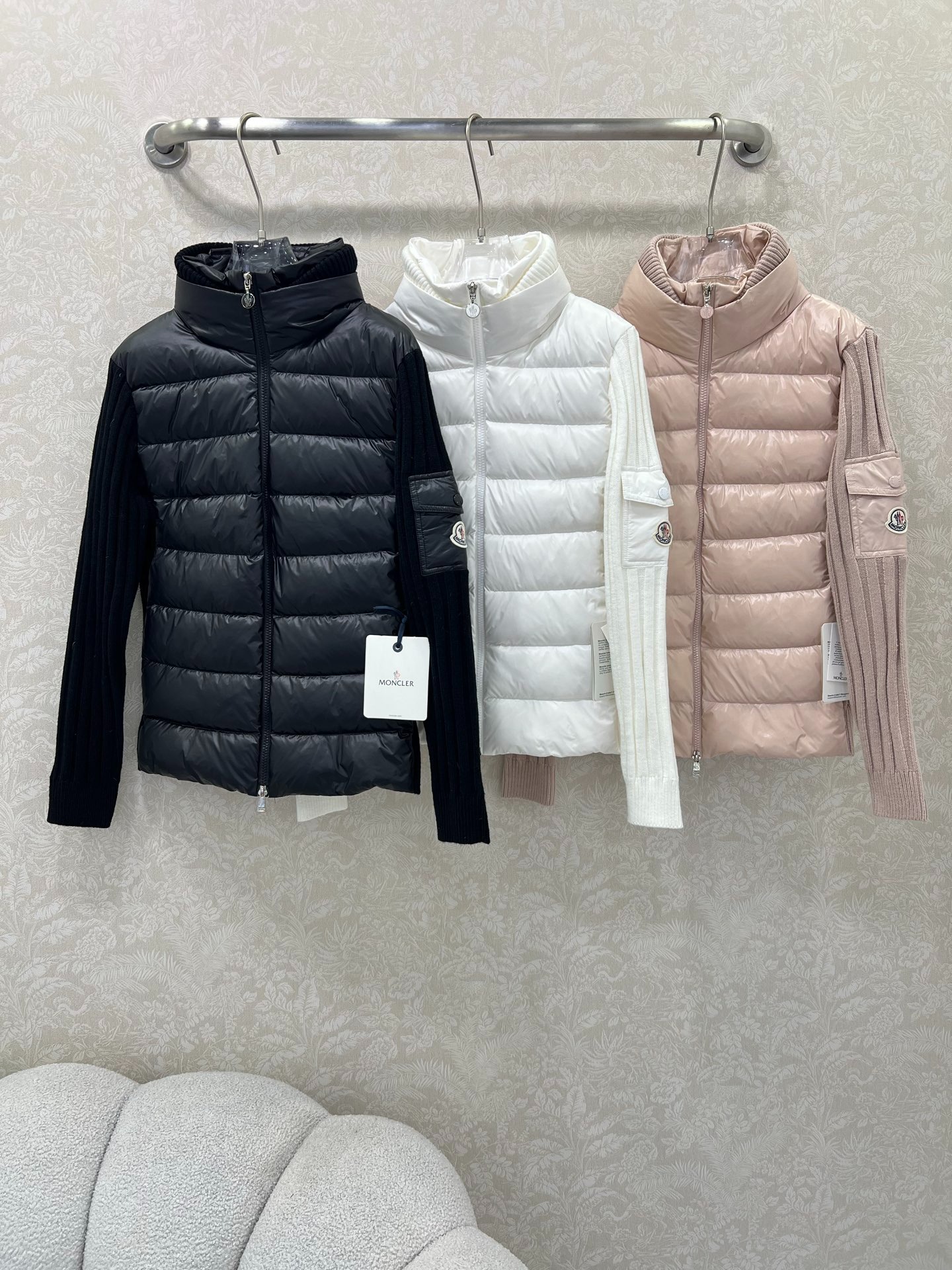 몽*레르 25 신상 트리콧 니트 패딩