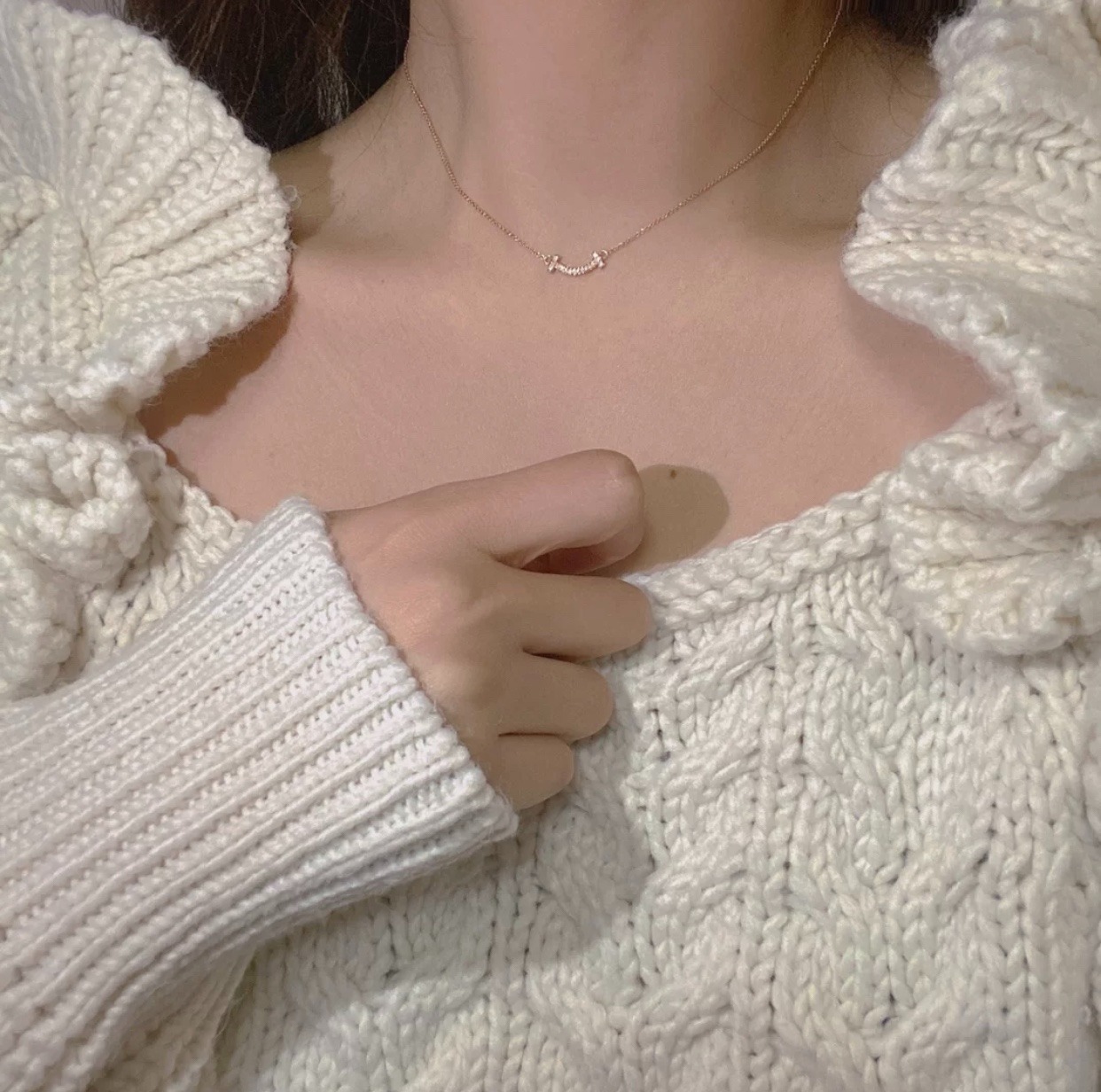 티*니 미니 스마일 목걸이