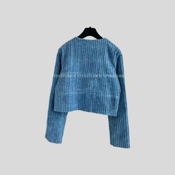 샤넬 코듀로이 재킷