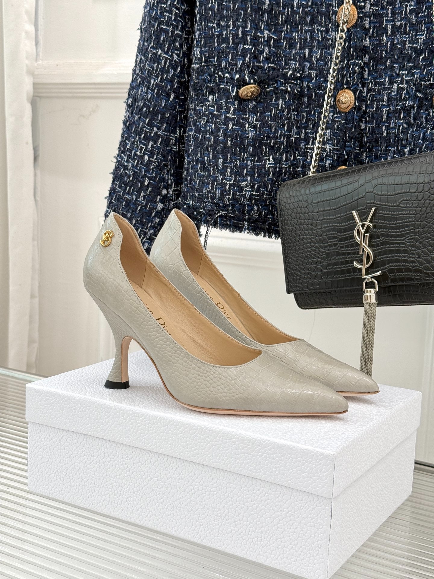 디* 신상 심플 스틸레토 힐