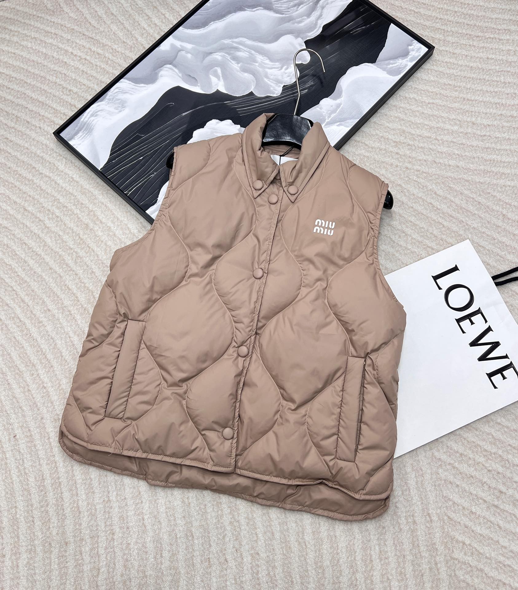 미*미* 신상 터틀넥 패딩 베스트