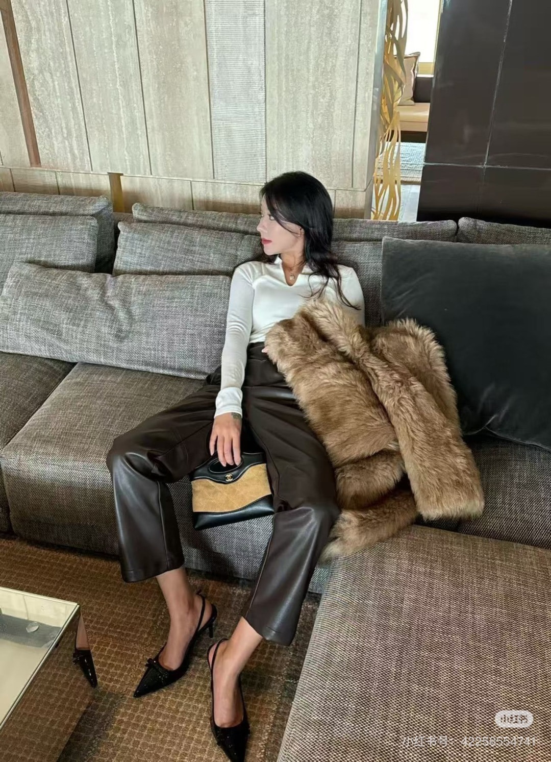 프*다 리본 힐 샌들