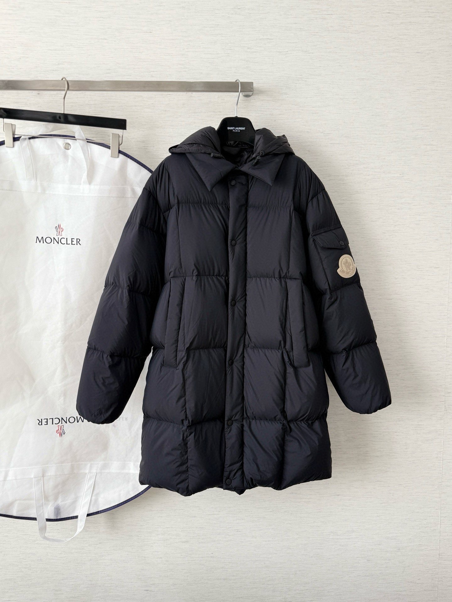 몽*레어 구스 다운 하프 패딩