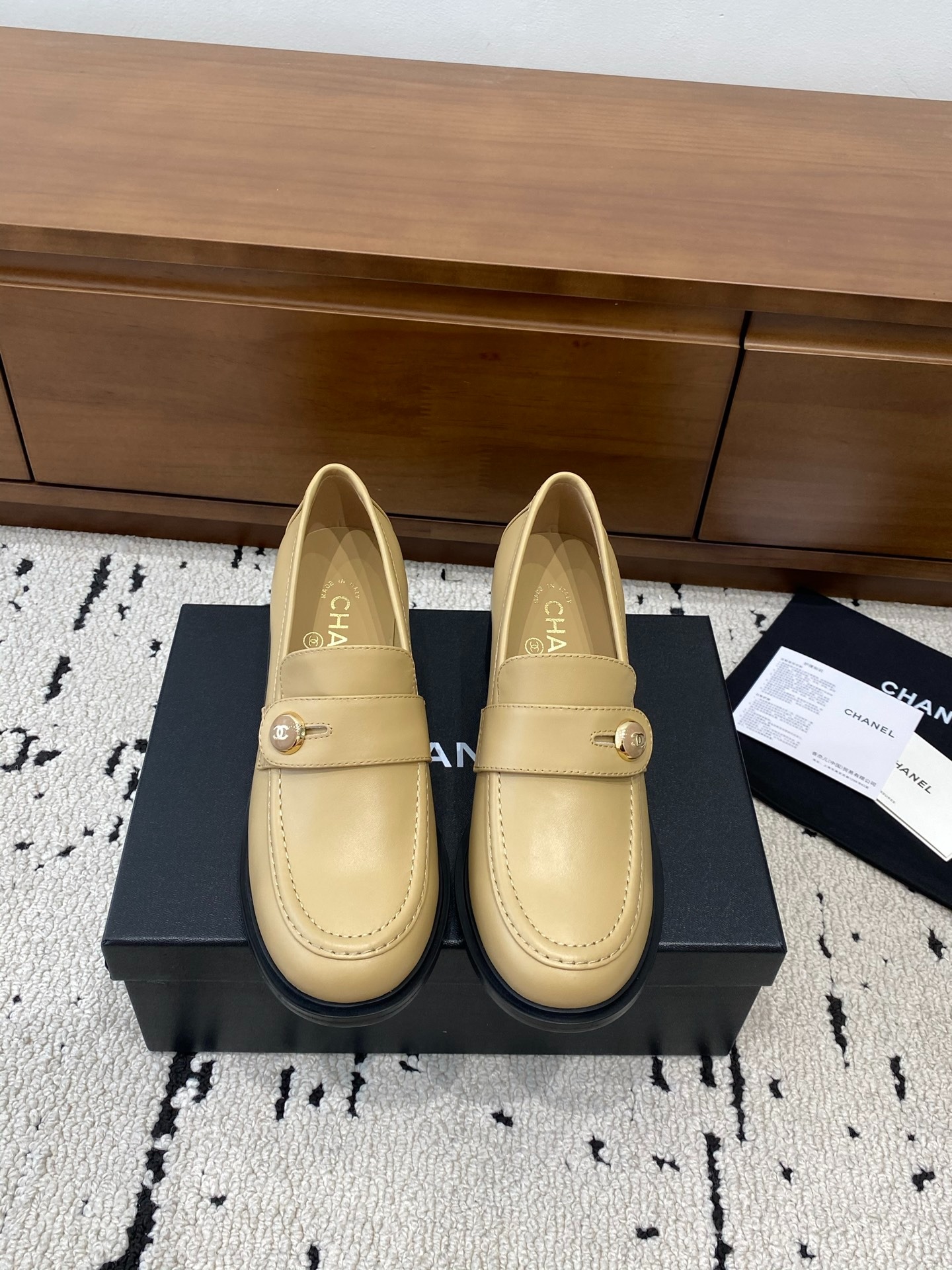 샤* 25 신상 더블 c버클 로퍼 통굽