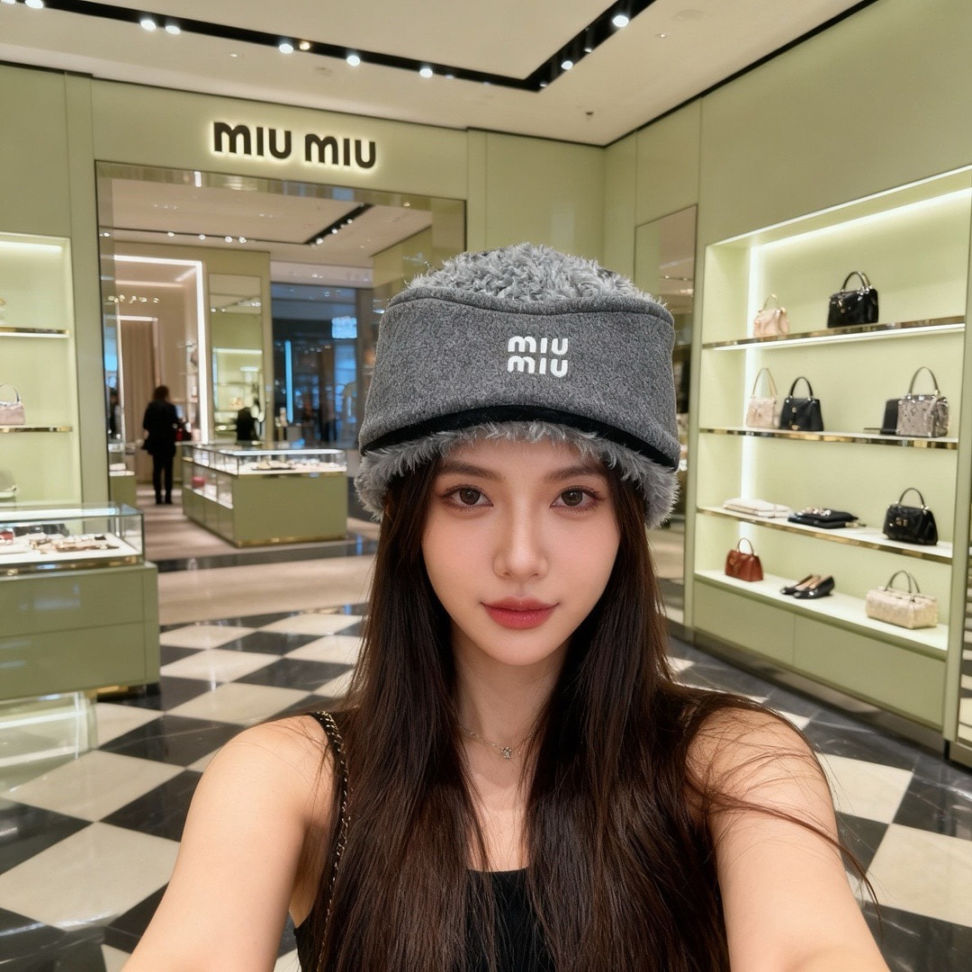 미*미* 후리스 융털 헤어캡