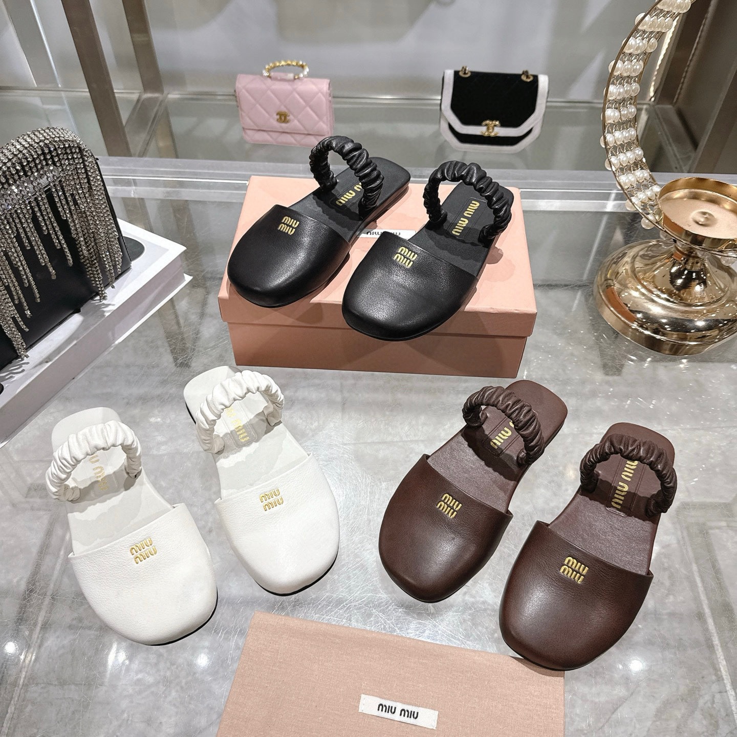 미*미* 신상 밴딩 플랫 샌들