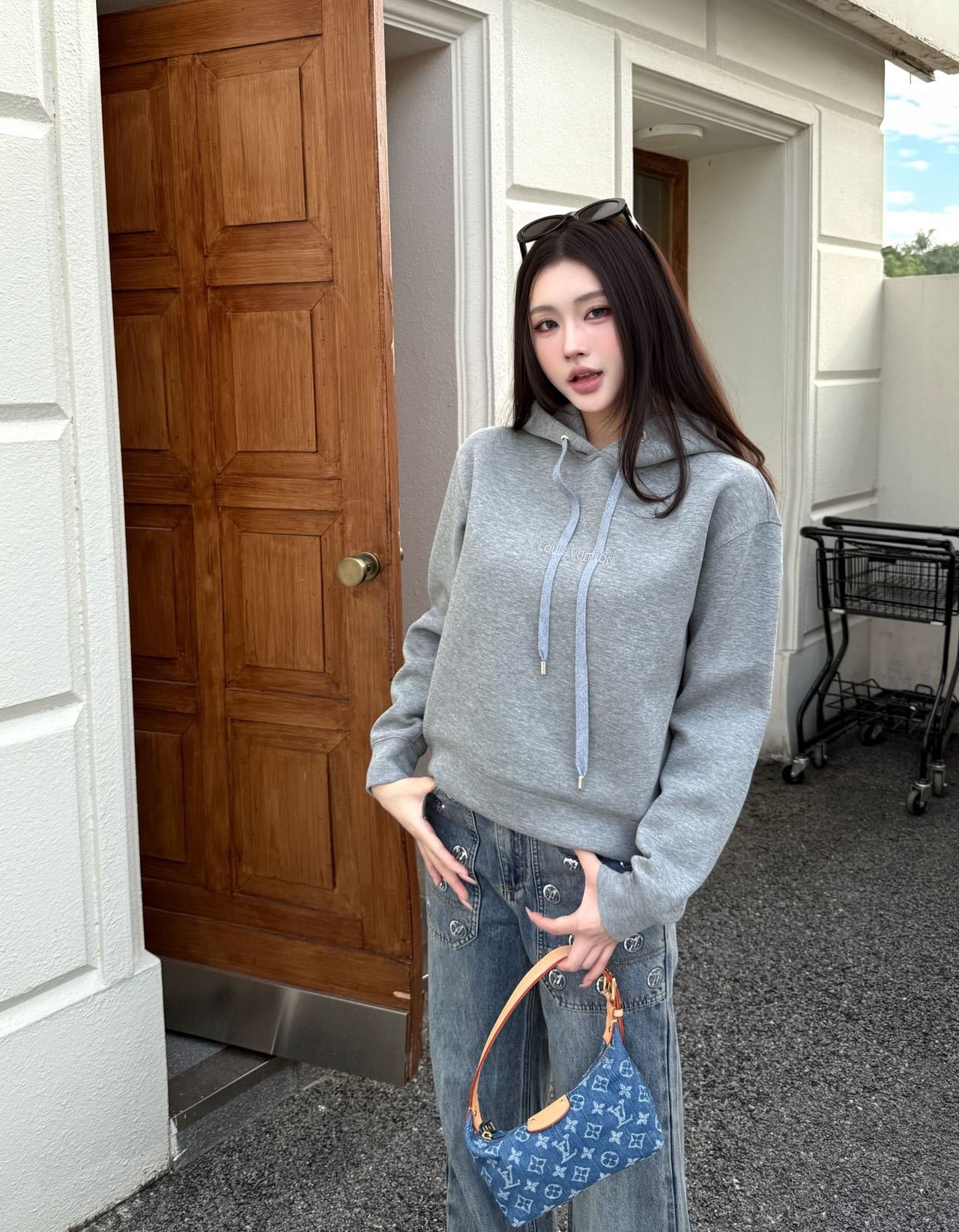 루*비통 25 신상 후드