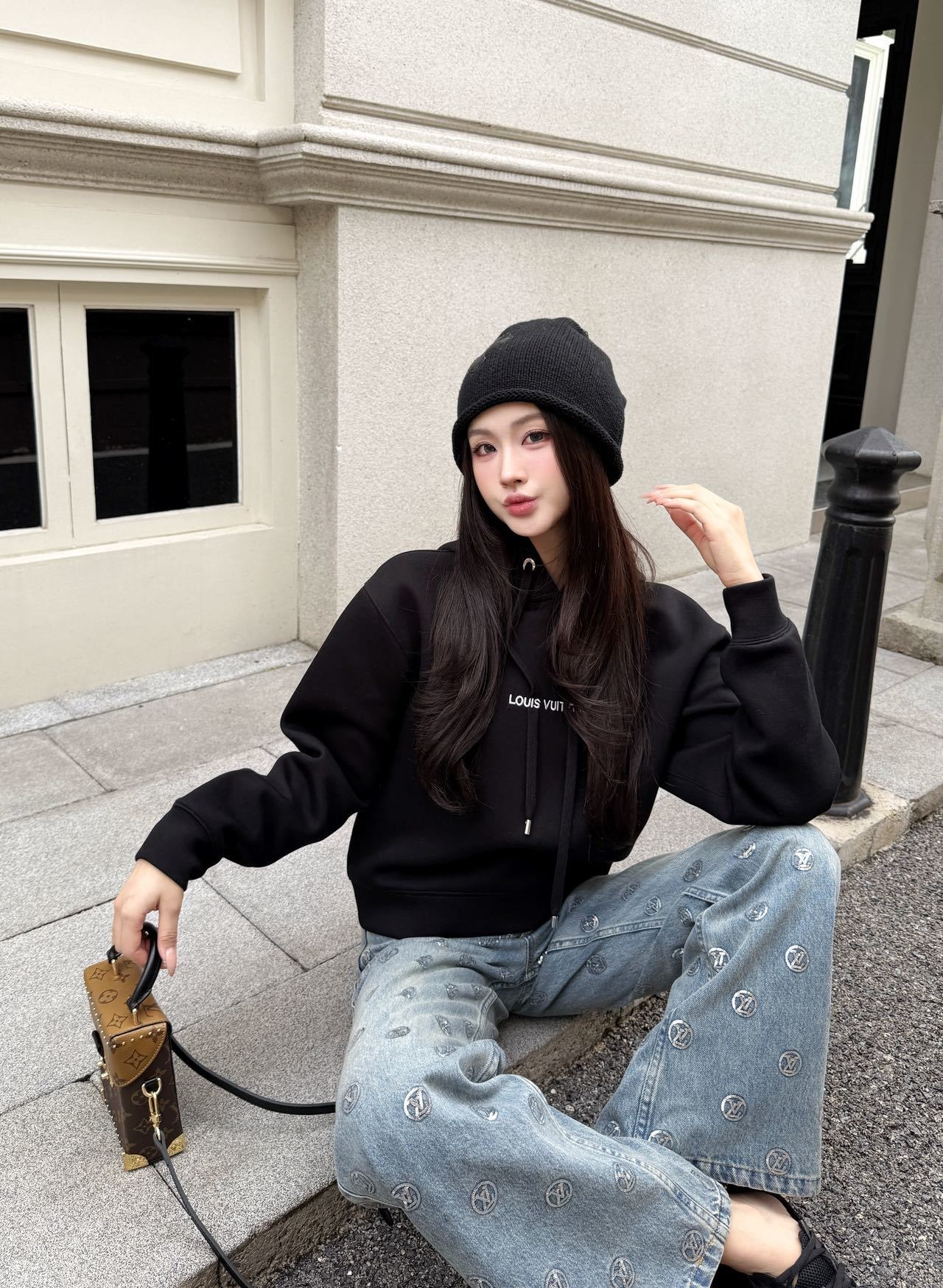 루*비통 25 신상 후드