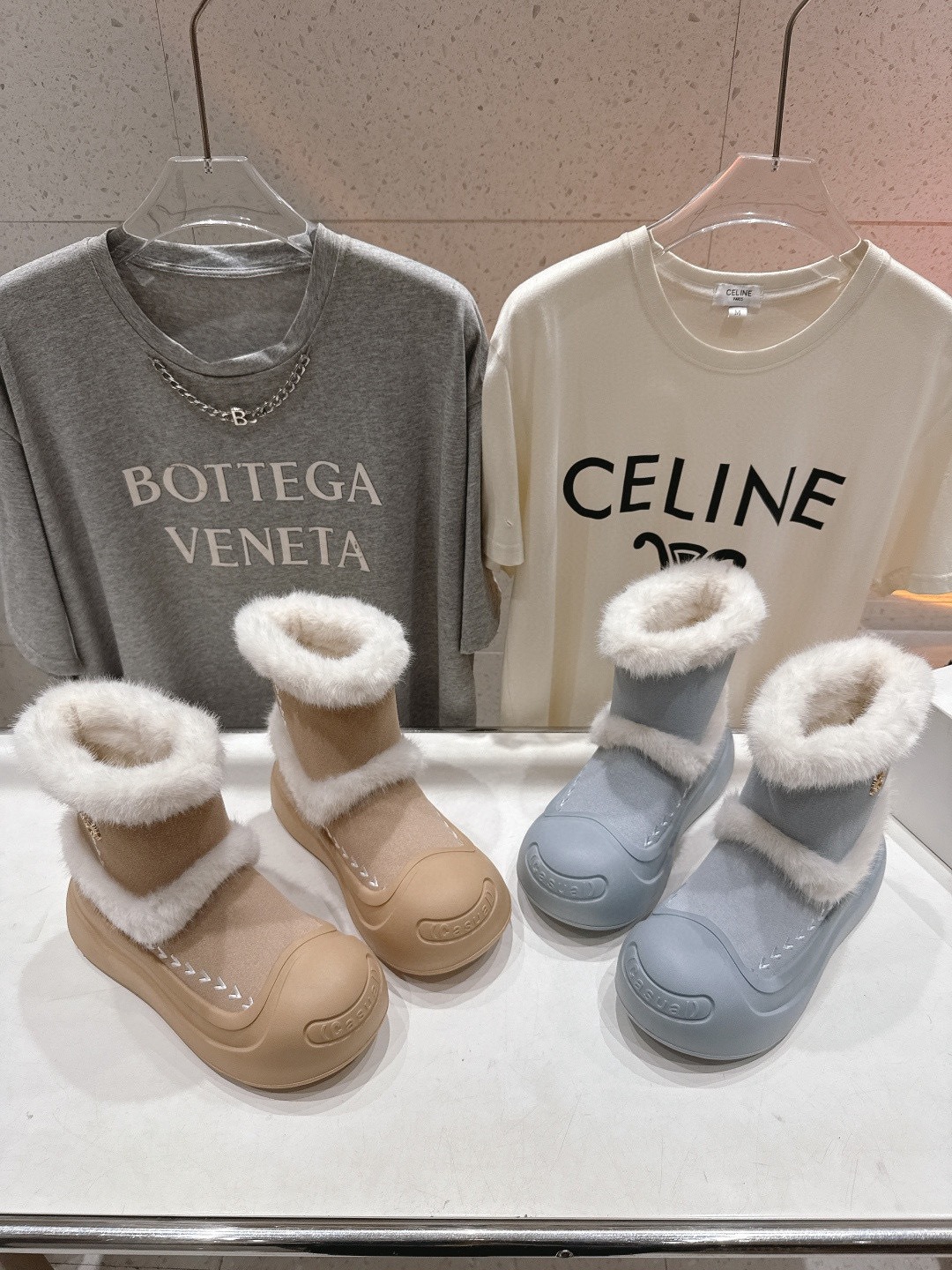 로*베 신상 스노우 양털부츠