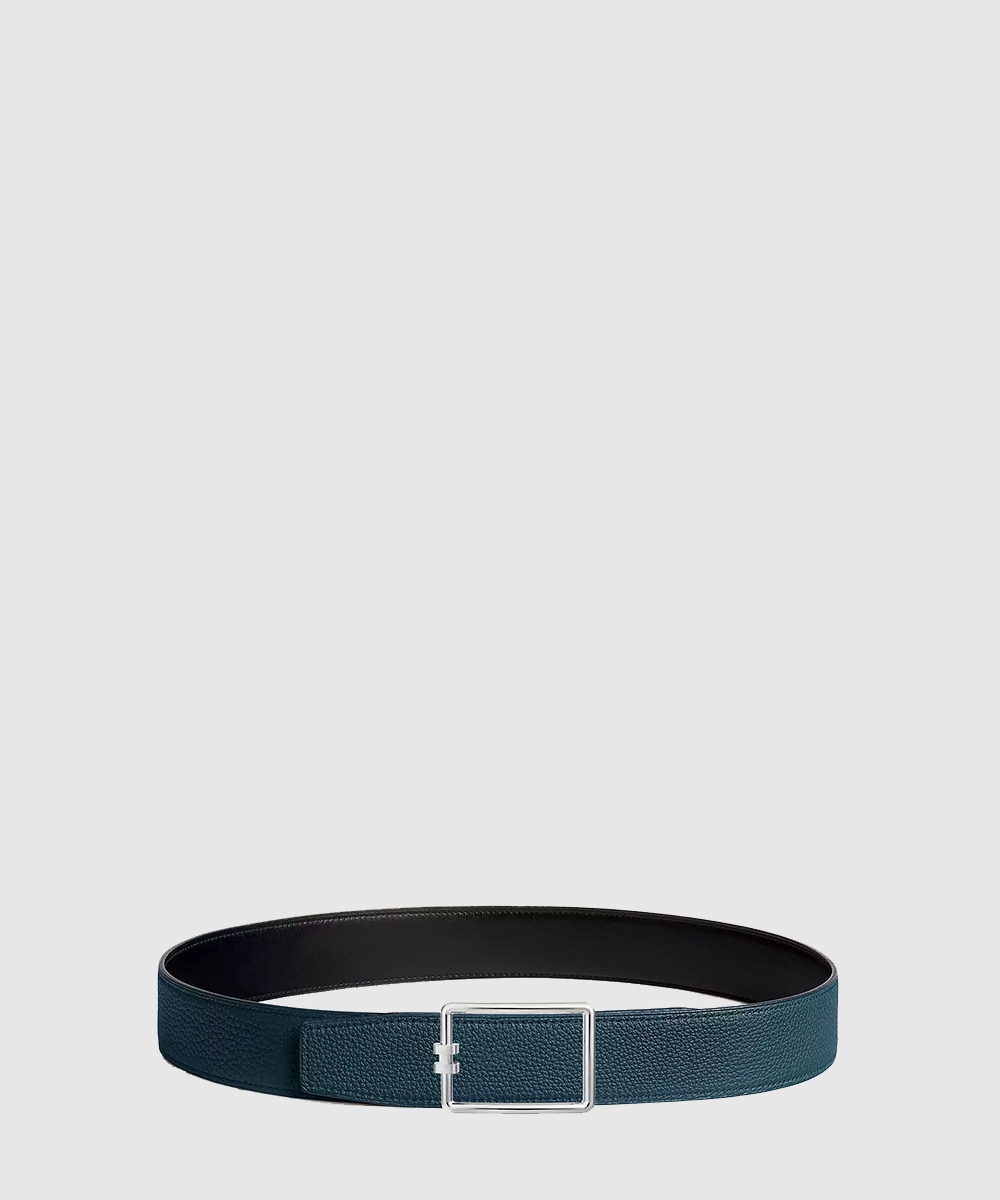 에르메스 튜브 H 버클 양면 가죽 벨트