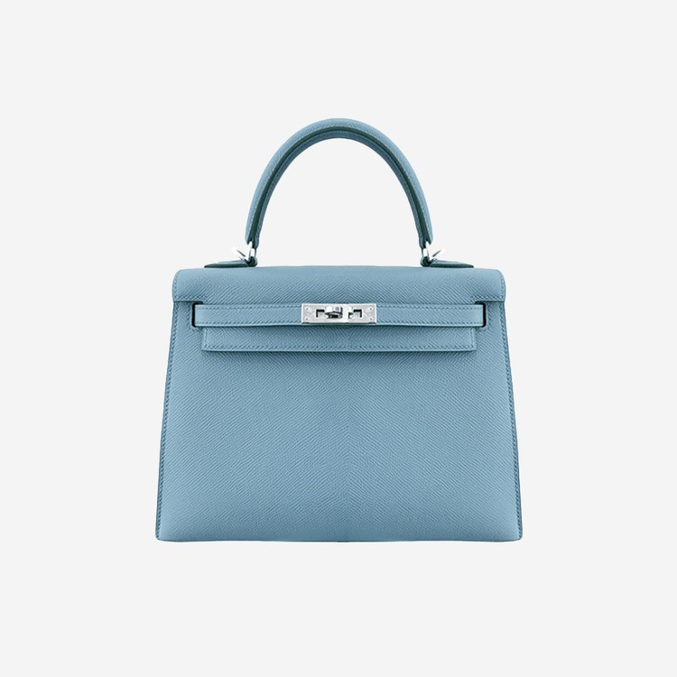 에르메스 켈리백 25 Blue ciel (Epsom) 