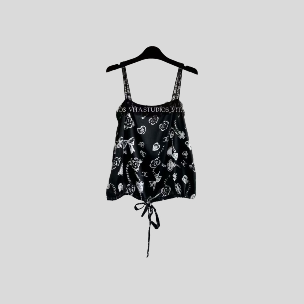 샤넬 레이스 캐미솔(2color)