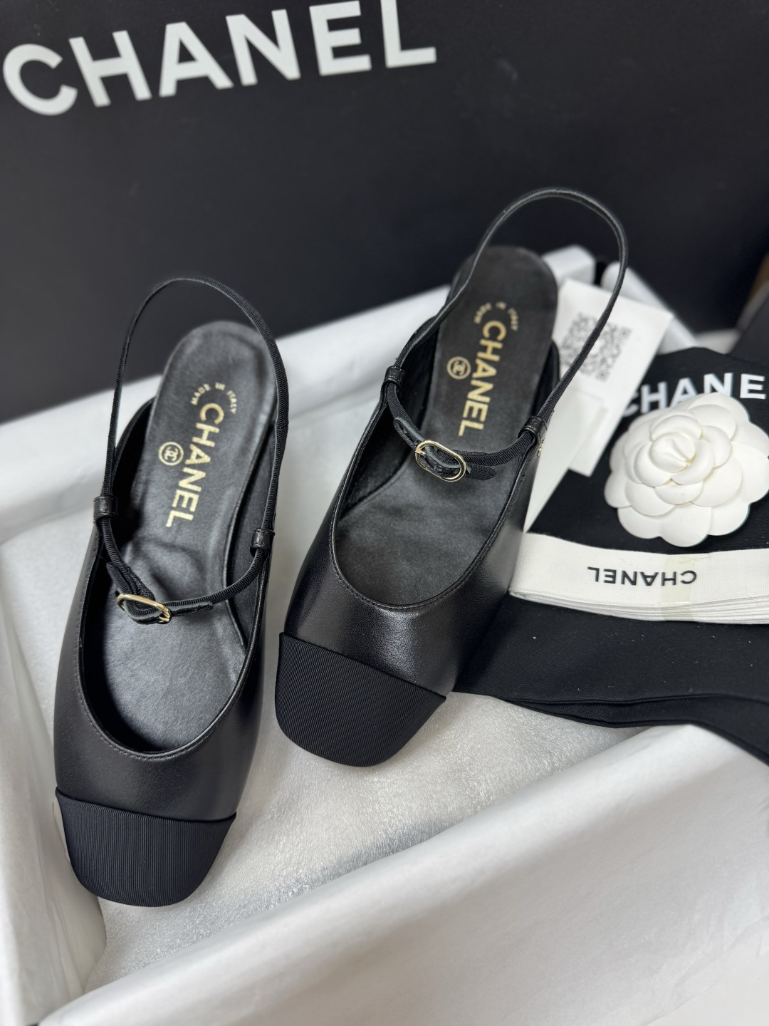 샤넬 플랫 슈즈