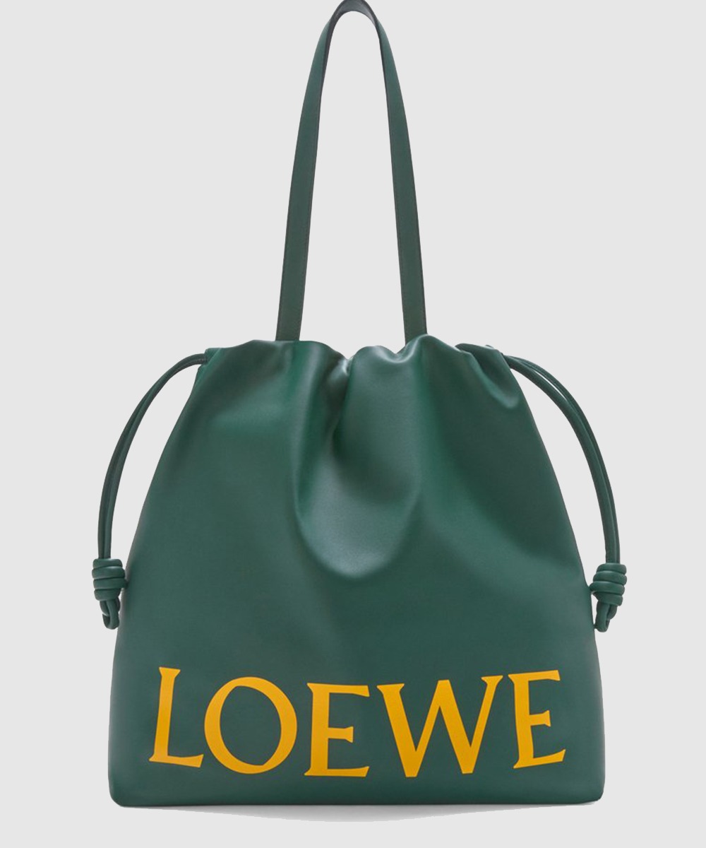 로에베 플라멩코 로고 토트 나파 카프스킨