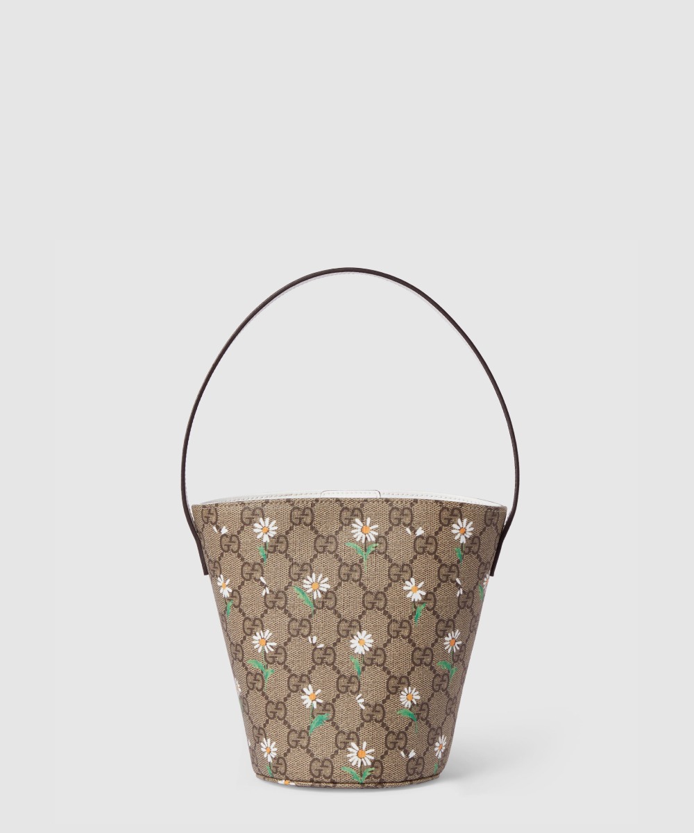 구찌 아동 프린트 GG 버킷백 752356